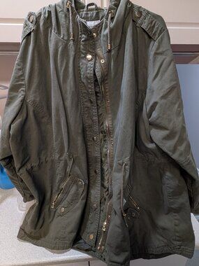Green utility jacket - size 3x